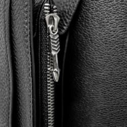 CS BUTTON LEATHER LONG WALLET
