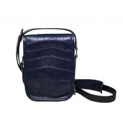 DEPP STAR ZIPPER LEATHER COURIER BAG