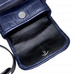 DEPP STAR ZIPPER LEATHER COURIER BAG
