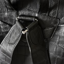 STAR IN STAR CROCODILE LEATHER BACKPACK