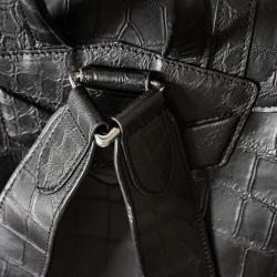 STAR IN STAR CROCODILE LEATHER BACKPACK