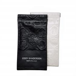 【GIFT WITH PURCHASE】CS LEATHER PRINTED LOGO GLASSES BAG - BLACK