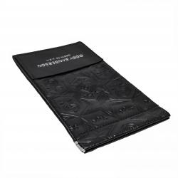 【GIFT WITH PURCHASE】CS LEATHER PRINTED LOGO GLASSES BAG - BLACK