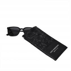 【GIFT WITH PURCHASE】CS LEATHER PRINTED LOGO GLASSES BAG - BLACK
