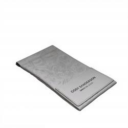 【GIFT WITH PURCHASE】CS LEATHER PRINTED LOGO GLASSES BAG - WHITE