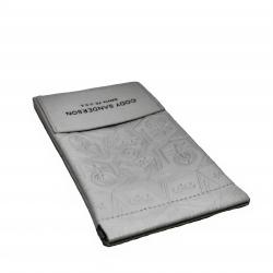 【GIFT WITH PURCHASE】CS LEATHER PRINTED LOGO GLASSES BAG - WHITE