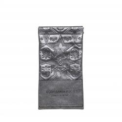 【GIFT WITH PURCHASE】CS LEATHER PRINTED LOGO GLASSES BAG - SILVER