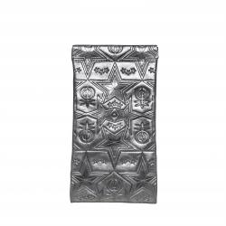 【GIFT WITH PURCHASE】CS LEATHER PRINTED LOGO GLASSES BAG - SILVER