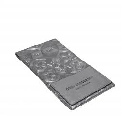 【GIFT WITH PURCHASE】CS LEATHER PRINTED LOGO GLASSES BAG - SILVER