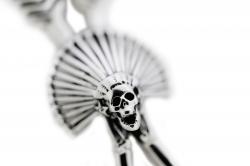 TINY CHIEF KILL HATER CROSSED ARROW PENDANT
