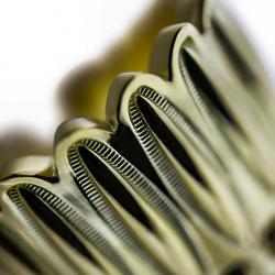 FEATHER HEAD STAR RING 18K GOLD WITH DIAMONDS