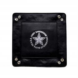 【GIFT WITH PURCHASE ONLINE】LEATHER PRINTED LOGO TRAY - BLACK