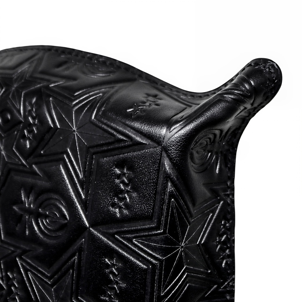 【GIFT WITH PURCHASE ONLINE】LEATHER PRINTED LOGO TRAY - BLACK