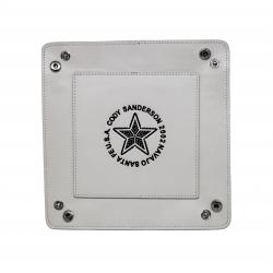 【GIFT WITH PURCHASE ONLINE】LEATHER PRINTED LOGO TRAY - WHITE