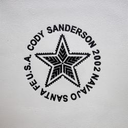 【GIFT WITH PURCHASE ONLINE】LEATHER PRINTED LOGO TRAY - WHITE