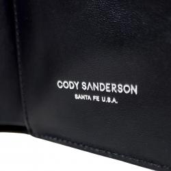 【GIFT WITH PURCHASE ONLINE】LEATHER PRINTED LOGO PASSPORT HOLDER - BLACK