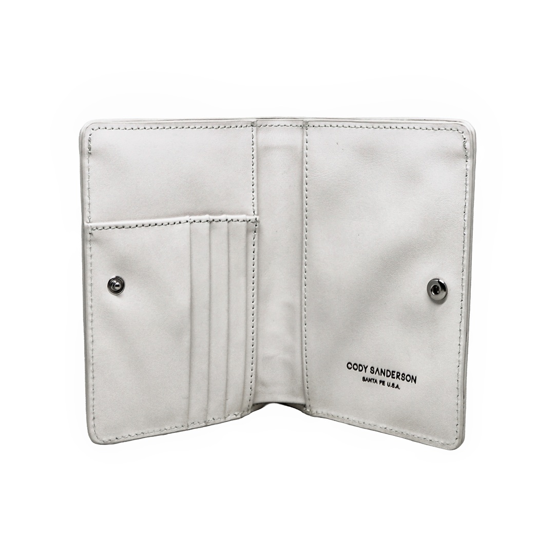 【GIFT WITH PURCHASE ONLINE】LEATHER PRINTED LOGO PASSPORT HOLDER - WHITE