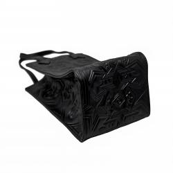 【GIFT WITH PURCHASE ONLINE】LEATHER PRINTED LOGO DRINK BAG - BLACK