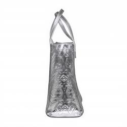 【GIFT WITH PURCHASE ONLINE】LEATHER PRINTED LOGO DRINK BAG - SILVER