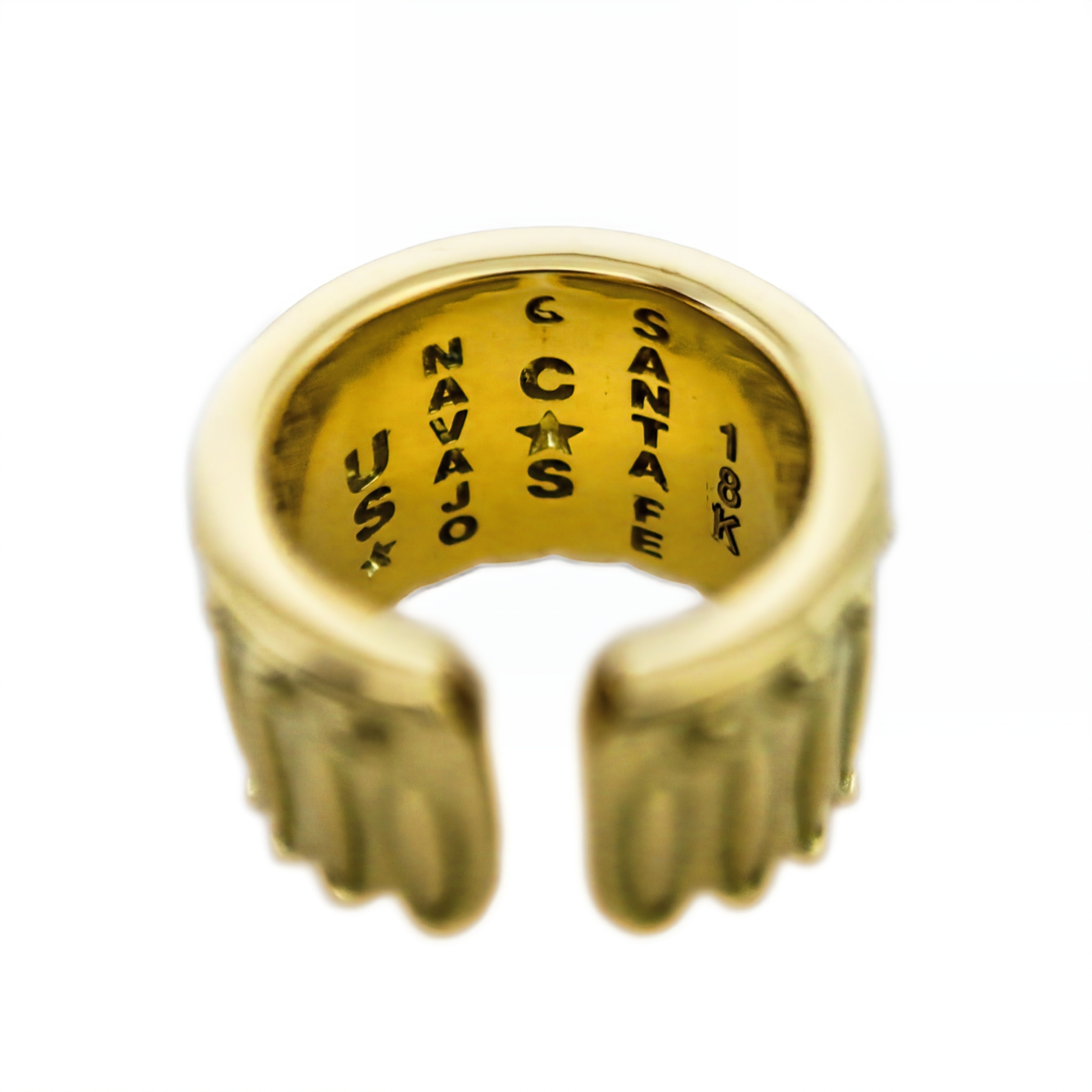 FEATHER HEAD STAR RING 18K GOLD - VIP EXCLUSIVE