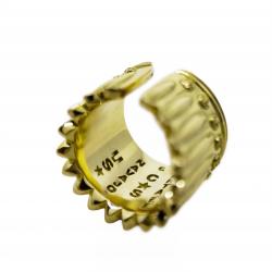 FEATHER HEAD STAR RING 18K GOLD - VIP EXCLUSIVE
