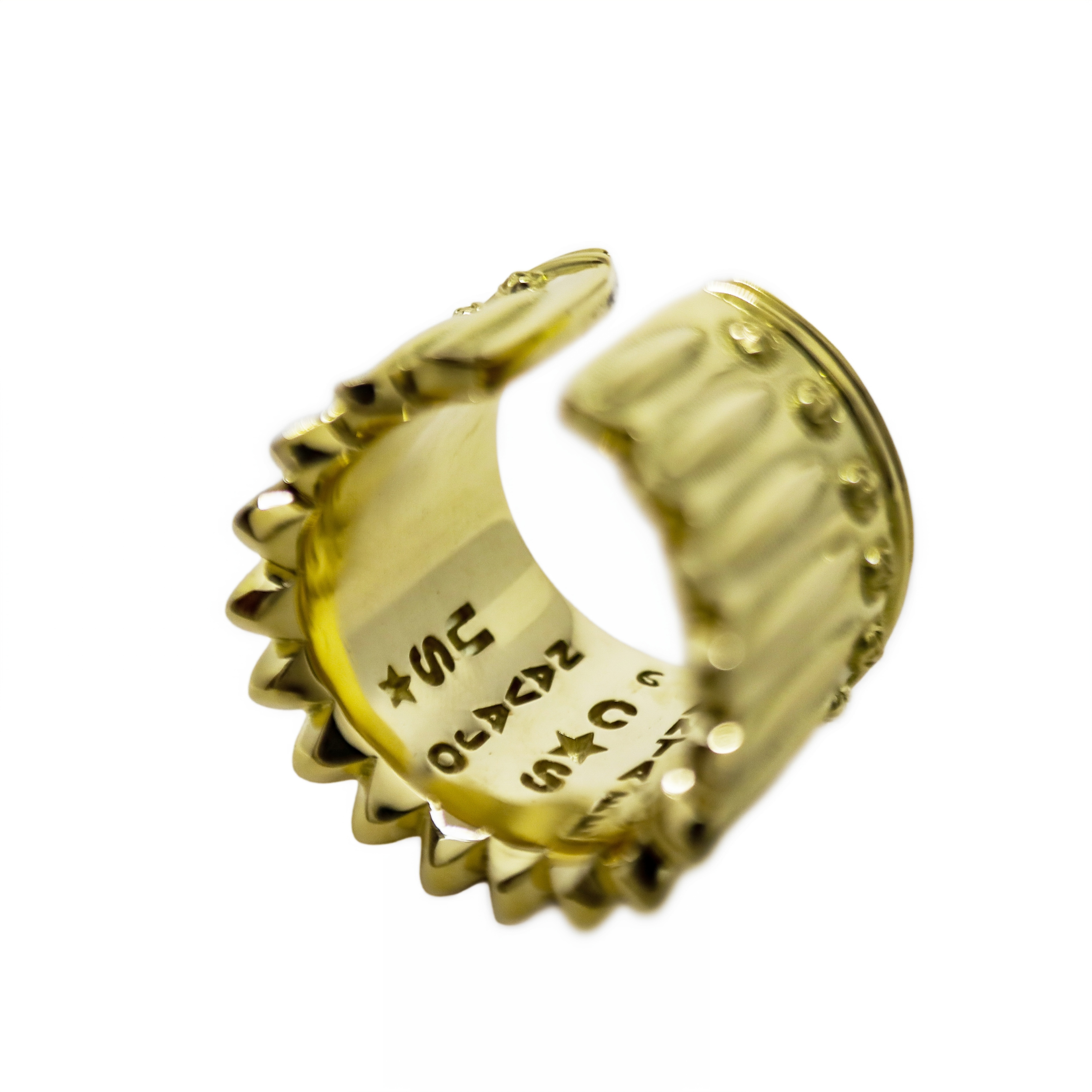 FEATHER HEAD STAR RING 18K GOLD - VIP EXCLUSIVE