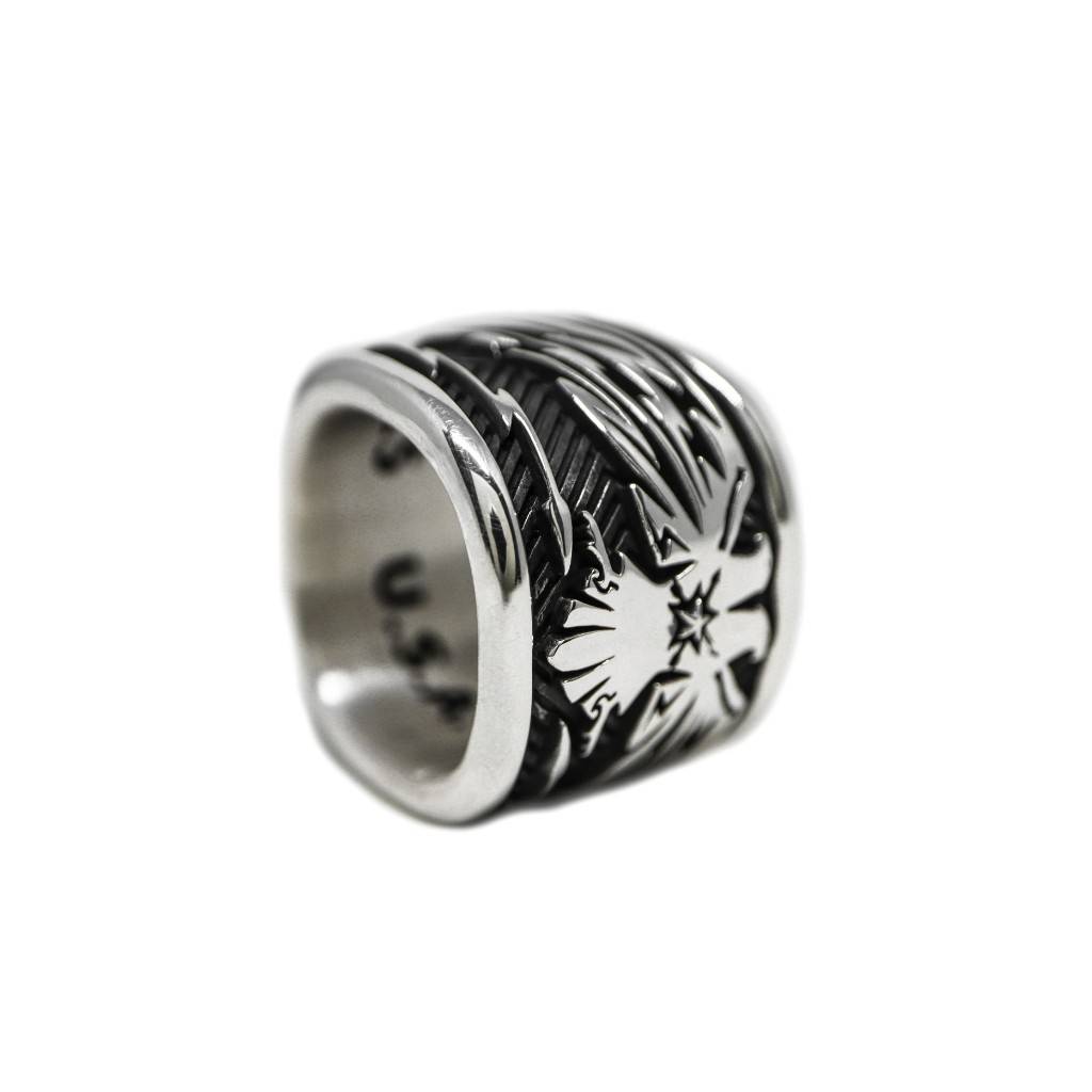 DOUBLE HEADS THUNDERBIRD RING