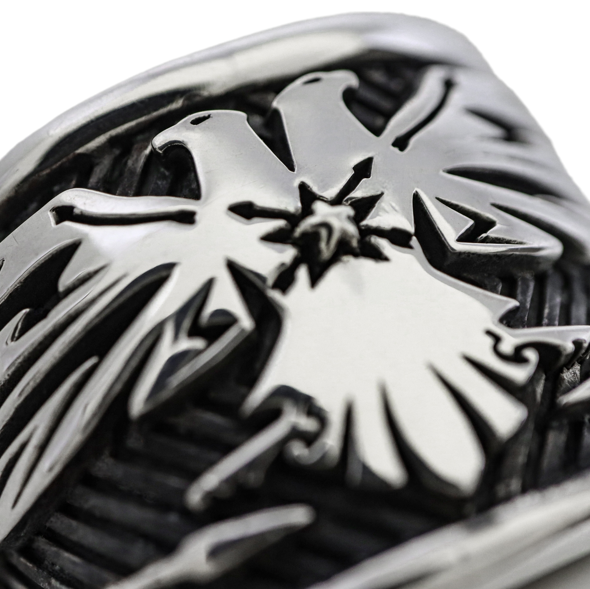 DOUBLE HEADS THUNDERBIRD RING