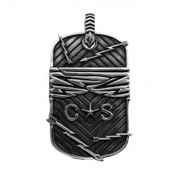 DOUBLE HEADS THUNDERBIRD DOG TAG