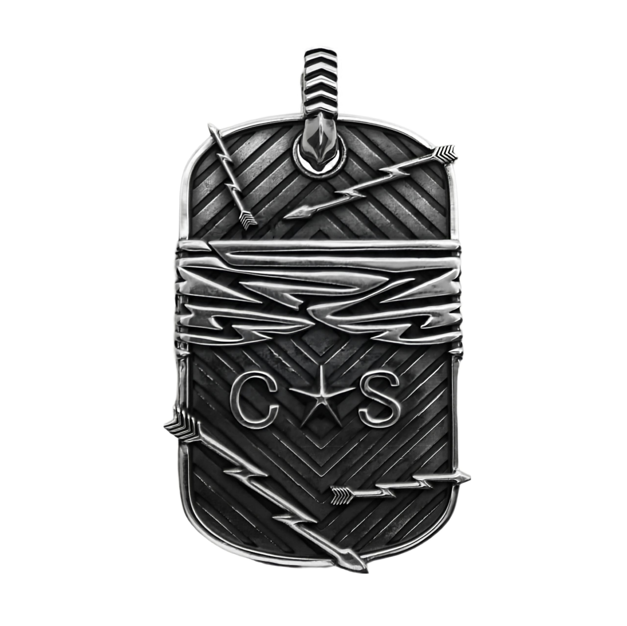 DOUBLE HEADS THUNDERBIRD DOG TAG