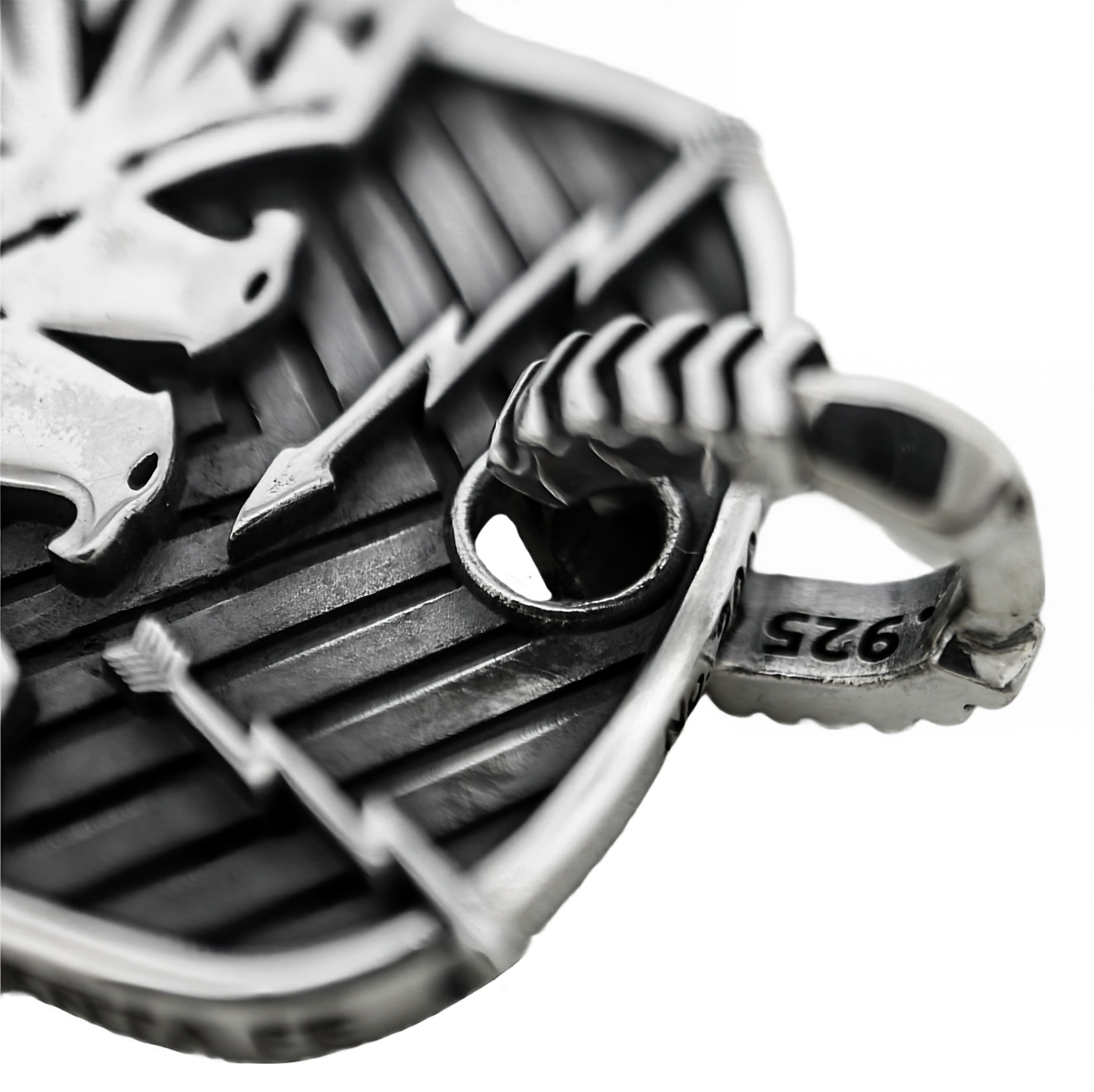 DOUBLE HEADS THUNDERBIRD DOG TAG