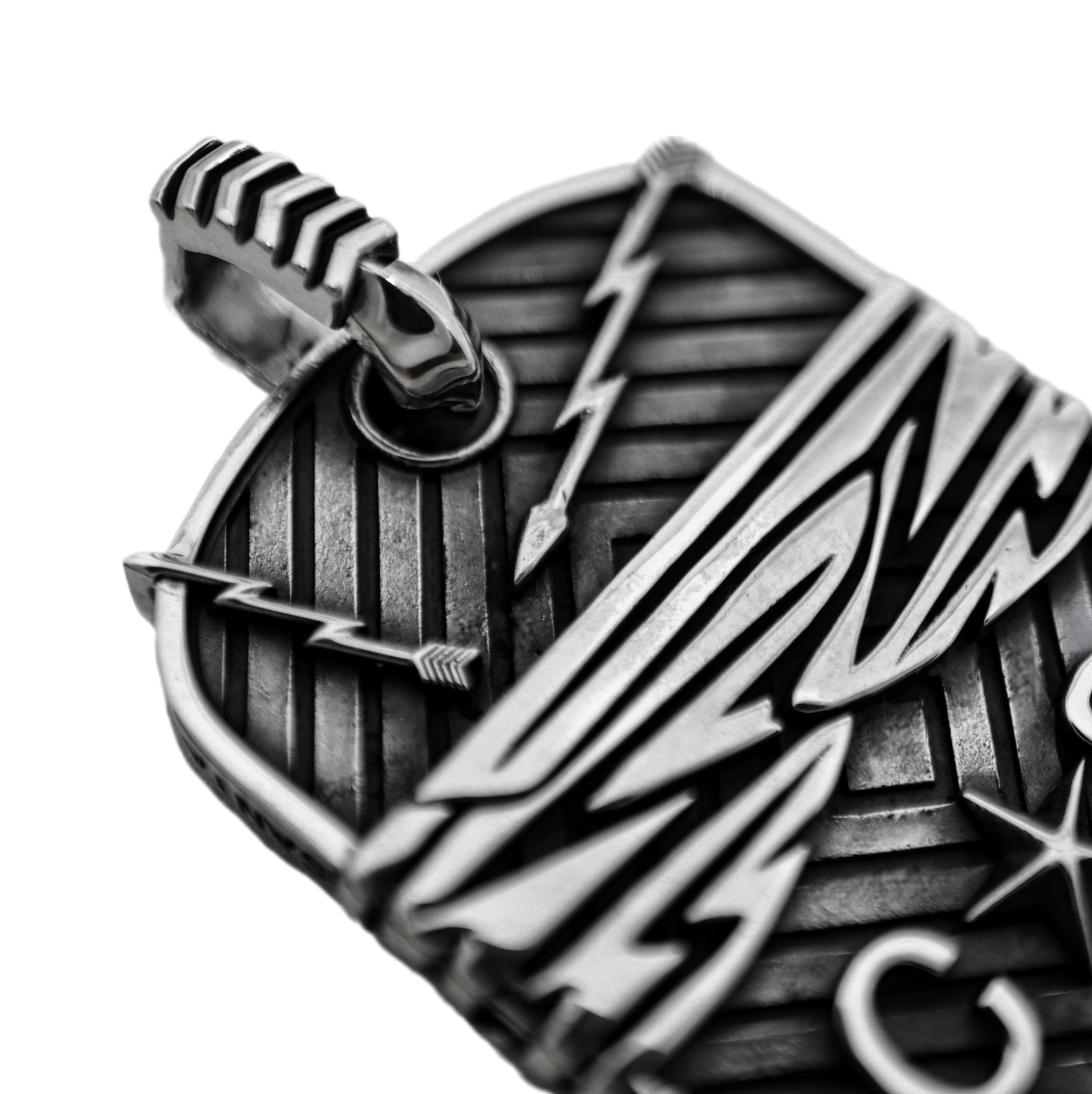 DOUBLE HEADS THUNDERBIRD DOG TAG