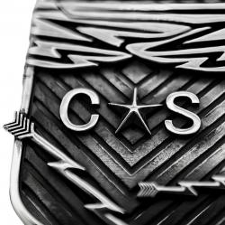 DOUBLE HEADS THUNDERBIRD DOG TAG