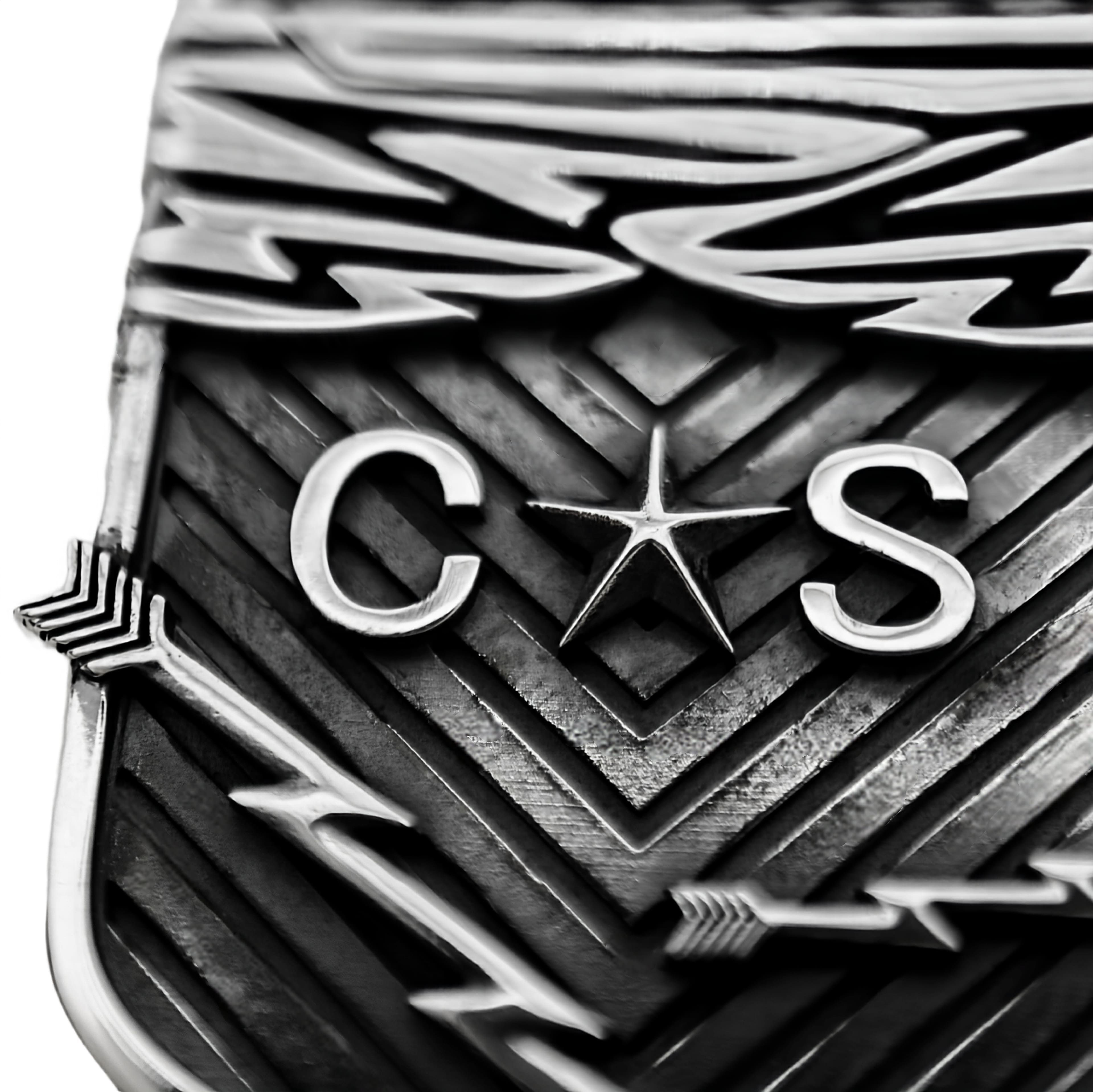 DOUBLE HEADS THUNDERBIRD DOG TAG