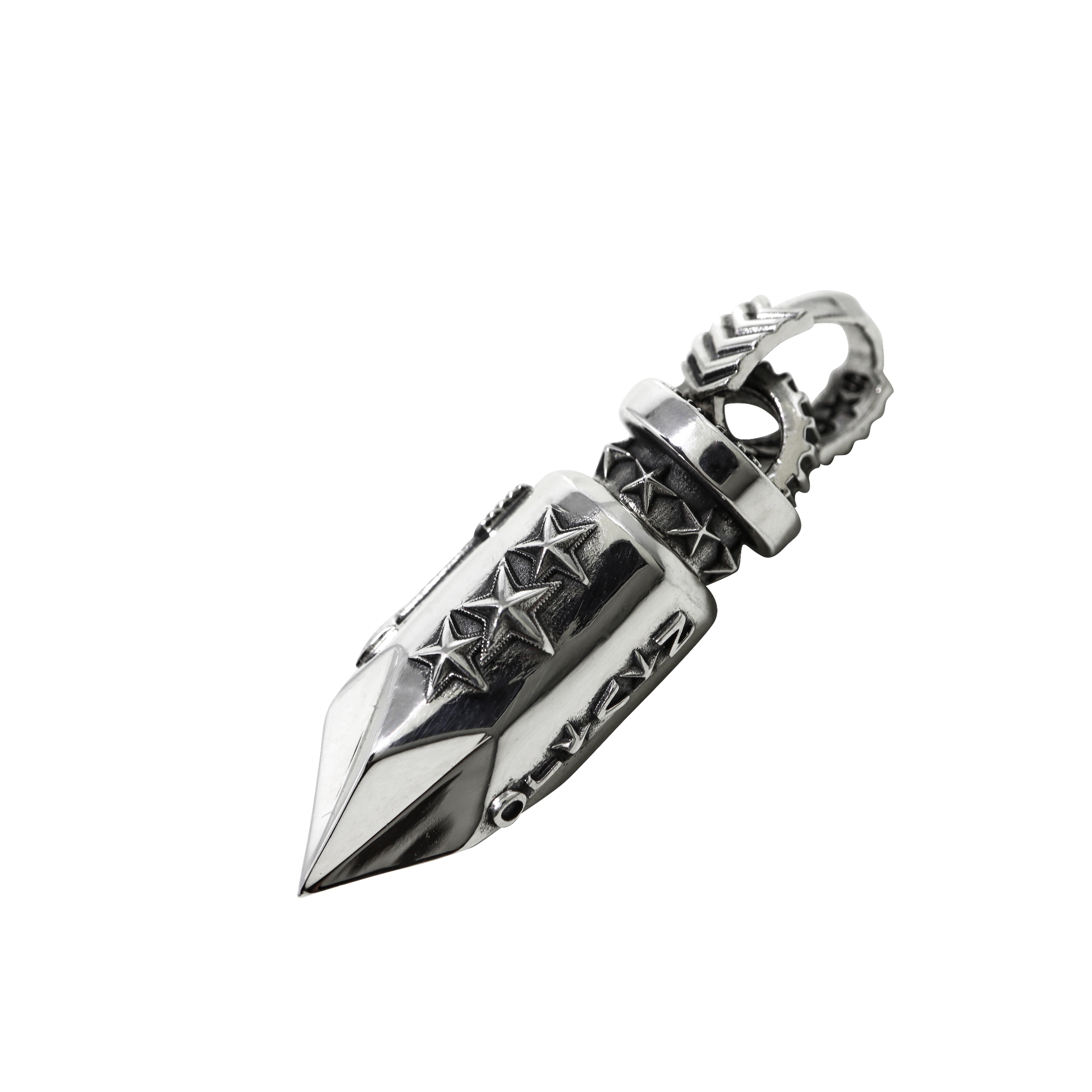 BIG AROMATIC BULLET ARROW TAIL BAIL PENDANT