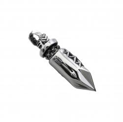 BIG AROMATIC BULLET ARROW TAIL BAIL PENDANT