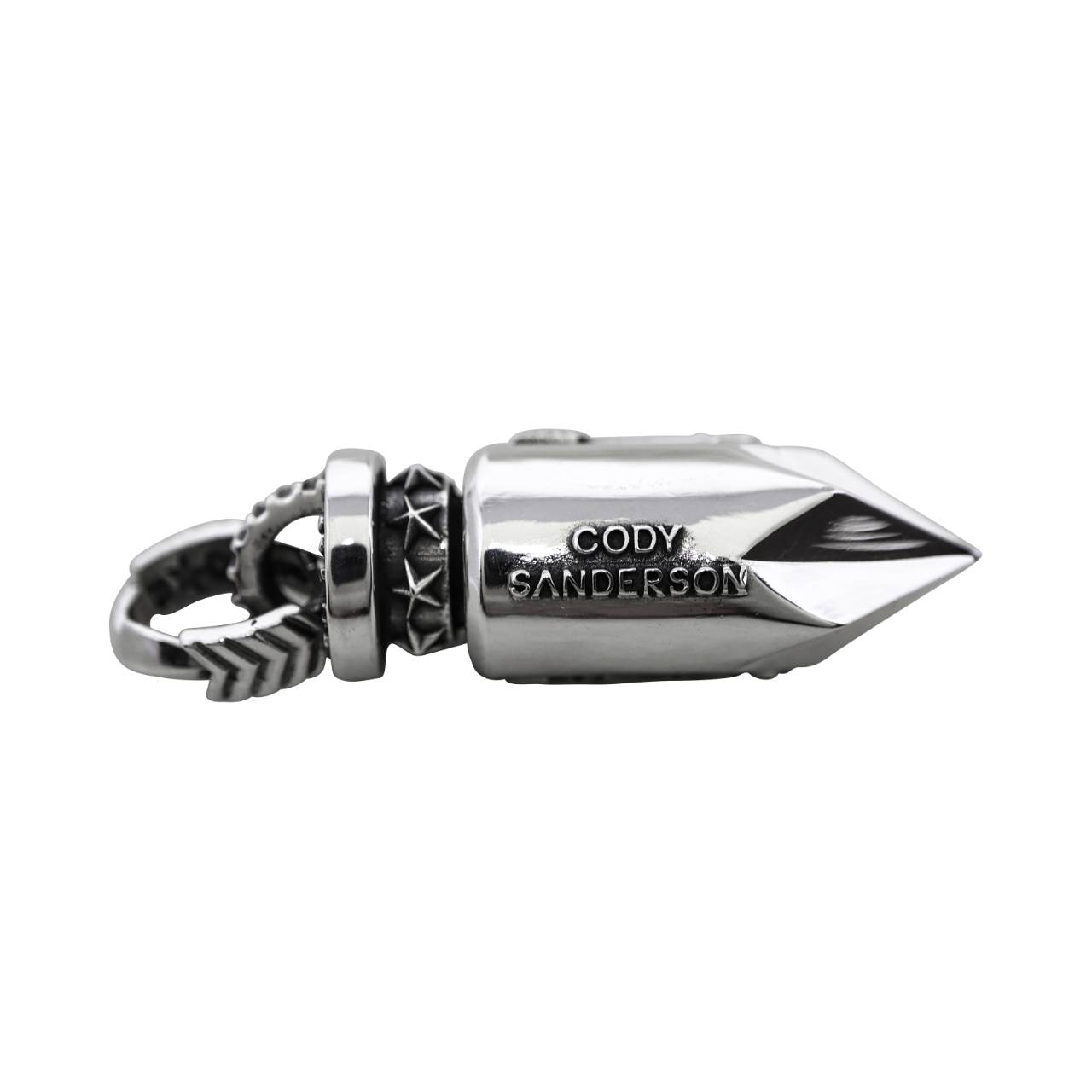 BIG AROMATIC BULLET ARROW TAIL BAIL PENDANT