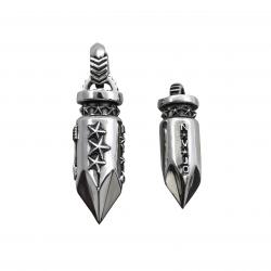 BIG AROMATIC BULLET ARROW TAIL BAIL PENDANT