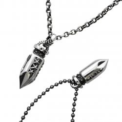 BIG AROMATIC BULLET ARROW TAIL BAIL PENDANT