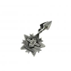 TINY SPIKE STARRY W / ARROW HEAD BAIL PENDANT