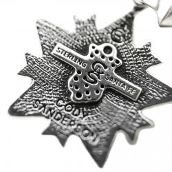 TINY SPIKE STARRY W / ARROW HEAD BAIL PENDANT