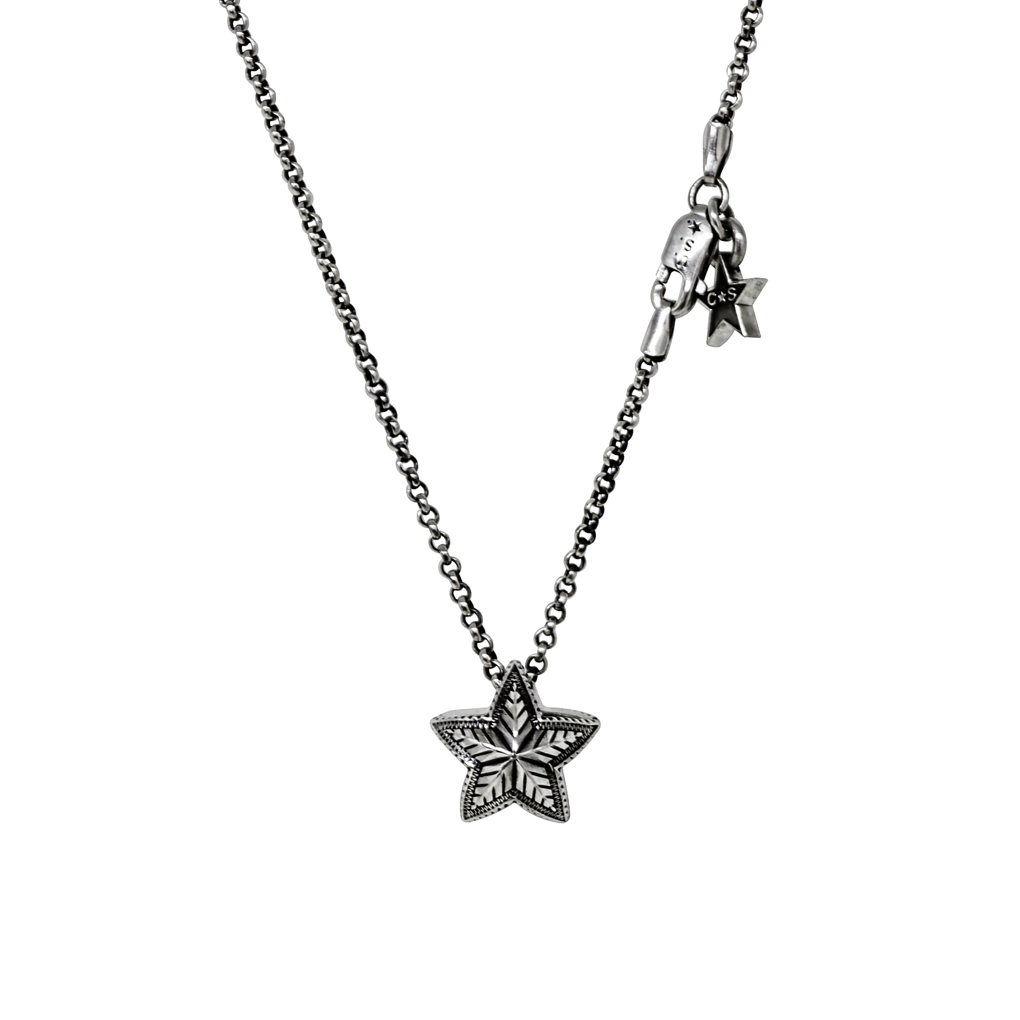 SMALL DOUBLE FACE DEPP STAR PENDANT