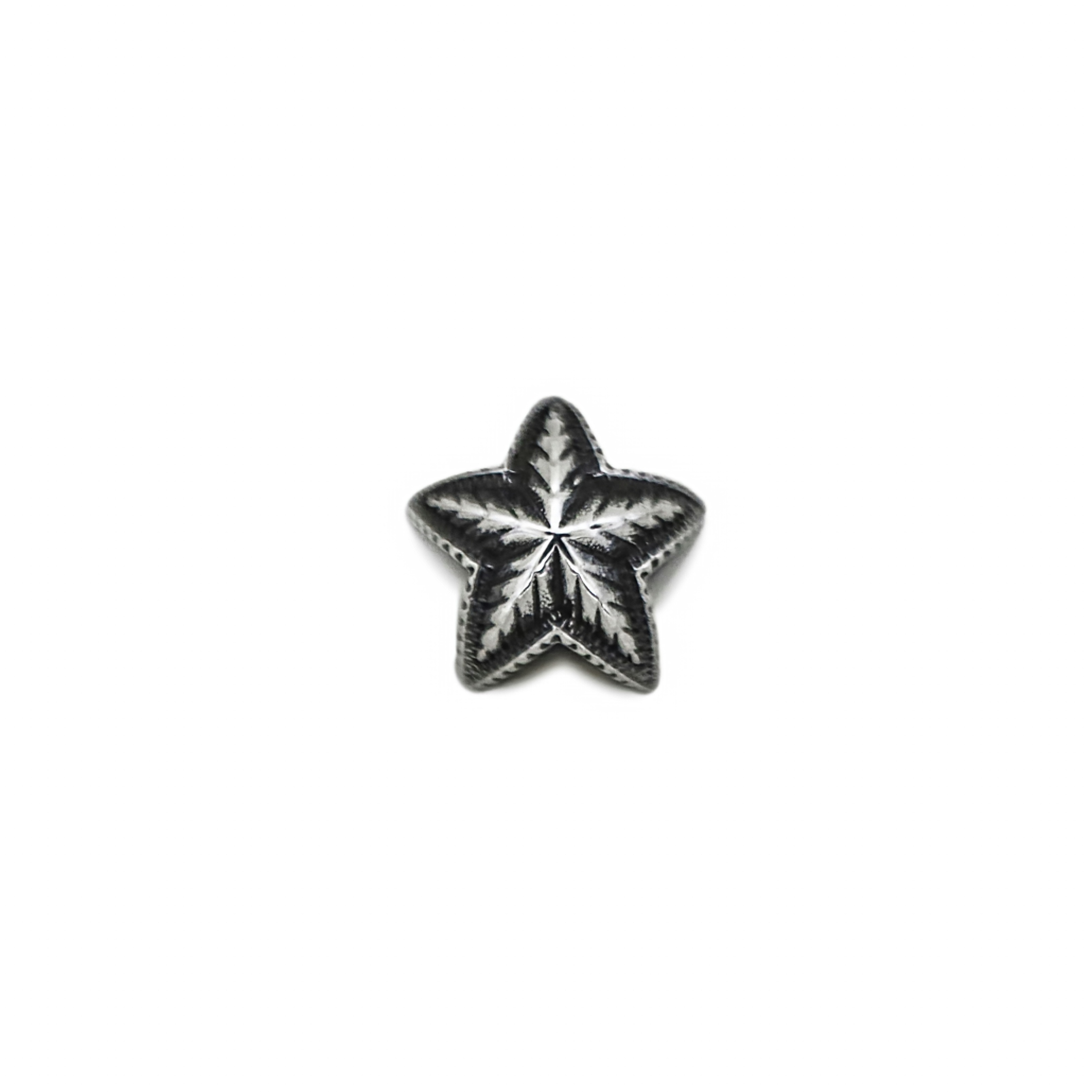 EXTRA TINY DOUBLE FACE DEPP STAR PENDANT(Include 16" Silver Chain)