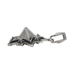 LARGE SPIKE STARRY W / ARROW  HEAD BAIL PENDANT