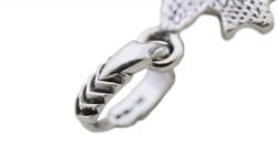 LARGE SHERIFF STARRY W / ARROW TAIL BAIL PENDANT