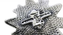 LARGE SHERIFF STARRY W / ARROW TAIL BAIL PENDANT